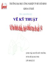 Tiểu luận: Vẽ kỹ thuật - 2 ppsx
