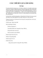 CÁC CHỈ SỐ CẬN LÂM SÀNG part 1 pot