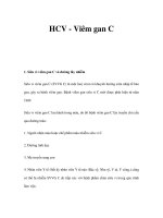 HCV - Viêm gan C ppt