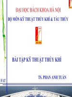 Bài tập kỹ thuật thủy khí IV pdf