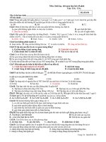 Tổng hợp đề thi thử môn Sinh : Đề số 08 ppsx