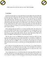 Luận văn tốt nghiệp: Tổng quan về cơ sở dữ liệu và cách thiết kế DBMS phần 1 ppsx