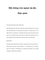 Hội chứng trào ngược dạ dày thực quản ppsx