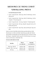 KHÁM PHÁ THẮNG CẢNH Ở VỊNH HẠ LONG - PHẦN 8 potx