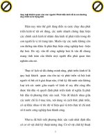 Quy luật khách quan của con người: Phát triển kinh tế là con đường duy nhất và là trọng tâm phần 1 pdf