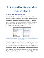 7 cách giúp làm việc nhanh hơn trong Windows 7 doc
