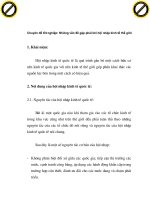 Chuyên đề tốt nghiệp: Những vấn đề gặp phải khi hội nhập kinh tế thế giới phần 1 pps