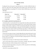 Bài tập tính giá thành xây lắp docx