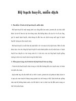 Hệ bạch huyết, miễn dịch pptx