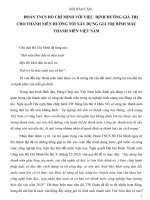 ĐOÀN TNCS HỒ CHÍ MINH VỚI VIỆC  ĐỊNH HƯỚNG GIÁ TRỊ  CHO THANH NIÊN HƯỚNG TỚI XÂY DỰNG GIÁ TRỊ HÌNH MẪU THANH NIÊN VIỆT NAM