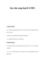 Suy tim xung huyết (CHF) pptx