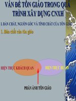 Vấn đề tôn giáo trong quá trình xây dựng XHCN doc