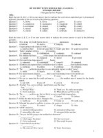 ĐỀ THI THỬ TUYỂN SINH ĐẠI HỌC, CAO ĐẲNG NĂM HỌC 2010-2011 - ĐỀ 1 doc