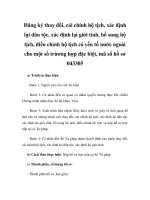 Đăng ký thay đổi, cải chính hộ tịch, xác định lại dân tộc, xác định lại giới tính, bổ sung hộ tịch, điều chỉnh hộ tịch có yếu tố nước ngoài cho một số trừơng hợp đặc biệt, mã số hồ sơ 043305 pps