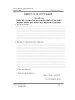 Mạch điều khiển thiết bị từ xa thông qua mạng điện thoại