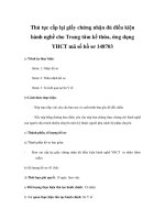 Thủ tục cấp lại giấy chứng nhận đủ điều kiện hành nghề cho Trung tâm kế thừa, ứng dụng YHCT mã số hồ sơ 148703 docx