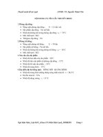 Đồ án kỹ thuật lạnh