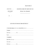 MẪU GIẤY ĐĂNG KÝ THAM GIA TRỢ GIÚP PHÁP LÝ pptx