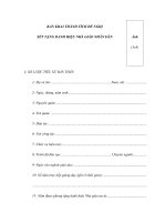 MẪU BẢN KHAI THÀNH TÍCH ĐỀ NGHỊ XÉT TẶNG DANH HIỆU NHÀ GIÁO NHÂN DÂN docx