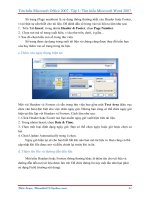 GIÁO TRÌNH Word 2007 - Tìm hiểu Microsoft Office 2007 phần 4 pot