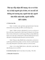 Thủ tục tiếp nhận đối tượng vào cơ sở bảo trợ xã hội (người già cô đơn, trẻ em mồ côi không nơi nương tựa, người tàn tật, người tâm thần mãn tính, người nhiễm HIV/AIDS) pps