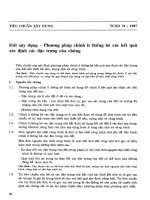 Đất xây dựng - Phương pháp chỉnh lý thống kê các kết quả xác định các đặc trưng của chúng pdf
