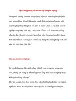 Tạo dựng phong cách làm việc chuyên nghiệp docx