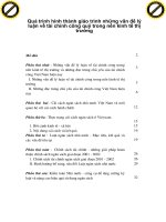 Quá trình hình thành giáo trình những vấn đề lý luận về tài chính công quỹ trong nền kinh tế thị trường p1 pptx