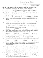 ĐỀ THI THỬ ĐẠI HỌC NĂM 2011 Mơn: VẬT LÝ – ĐỀ 4 doc
