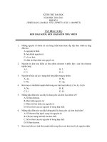 KÌ THI THỬ ĐẠI HỌC NĂM HỌC 2010-2011- BÀI SỐ 5 doc
