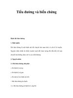 Tiểu đường và biến chứng potx