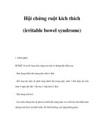 Hội chứng ruột kích thích (irritable bowel syndrome) docx
