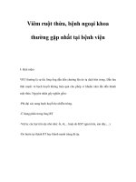 Viêm ruột thừa, bệnh ngoại khoa thường gặp nhất tại bệnh viện pot