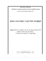 khảo sát, nghiên cứu và xây dựng chương trình quản lí công văn tại công ty