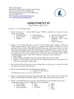 Đề thi môn: ASSIGNMENT - 5 doc