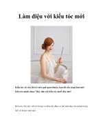 Làm điệu với kiểu tóc mới docx