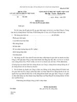 MẪU THÔNG BÁO (Về việc sửa lỗi sau giao dịch) potx