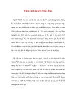 Tính cách người Nhật Bản - 1 pot