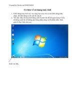 Cơ bản về sử dụng máy tính pptx