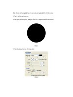 Tư liệu hình thành phương pháp dùng layer mask và vector mask để xóa ảnh nền trong việc ghép ảnh p8 docx