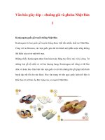 Văn hóa giày dép – chuông gió và gheisa Nhật Bản 1 ppsx