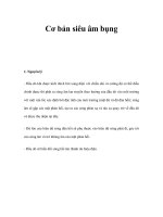 Cơ bản siêu âm bụng pot