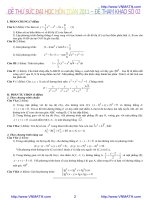 Đề Thử Sức Đại Học Môn Toán 2011 - Đề Tham Khảo Số 02 docx