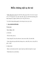 Biến chứng nội sọ do tai docx