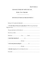 MẪU ĐƠN ĐĂNG KÝ THAM GIA TRỢ GIÚP PHÁP LÝ pot