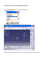 Hướng dẫn thiết kế chi tiết ( Part Design) trong CATIA phần 1 doc