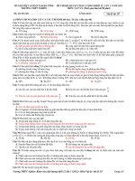 ĐỀ THI KHẢO SÁT CHẤT LƯỢNG KHỐI 12, LẦN 1- NĂM 2011 MÔN: VẬT LÝ - TRƯỜNG THPT NGHÈN ppsx