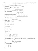 PHƯƠNG PHÁP TỌA ĐỘ Oxy