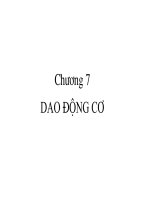 Vật lý đại cương - Dao động cơ phần 2 ppt