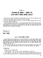 Giáo trình -Trang bị điện - điện tử máy công nghiệp dùng chung - phần iV ppsx